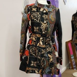 Sacred Thread  Multi  print  Jacket